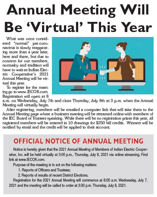 2021 annual meeting notice